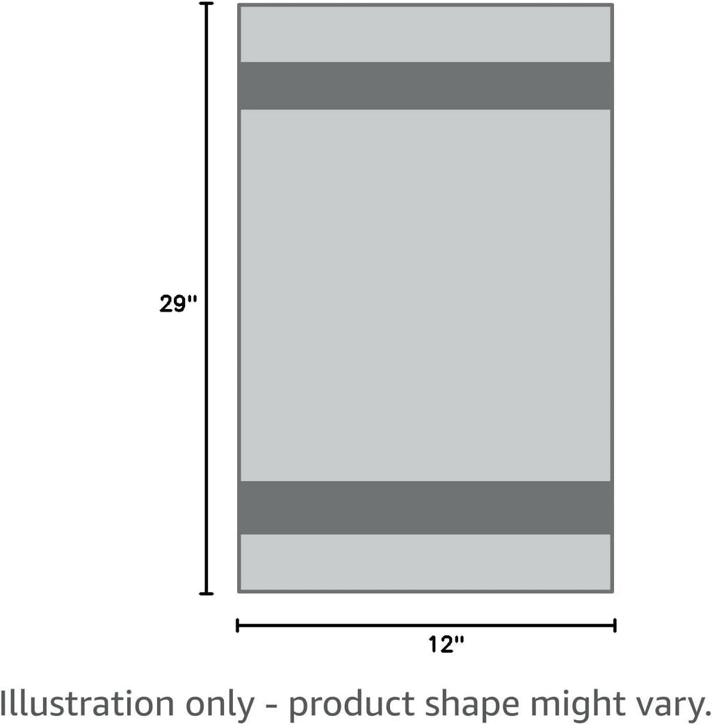 100% Linen Kitchen Towels -  13X29-Inch Waffle Weave Hand Towels for Bathroom Soft Lightweight Stonewashed Tea Towel Set of 2 Natural Quick-Drying Boho Decor