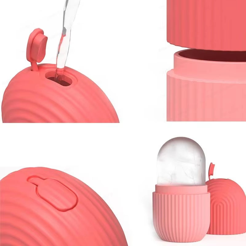 Silicone Ice Cube Trays for Facial Contouring and Acne Reduction - Beauty Lifting Ice Ball Massager and Eye Roller