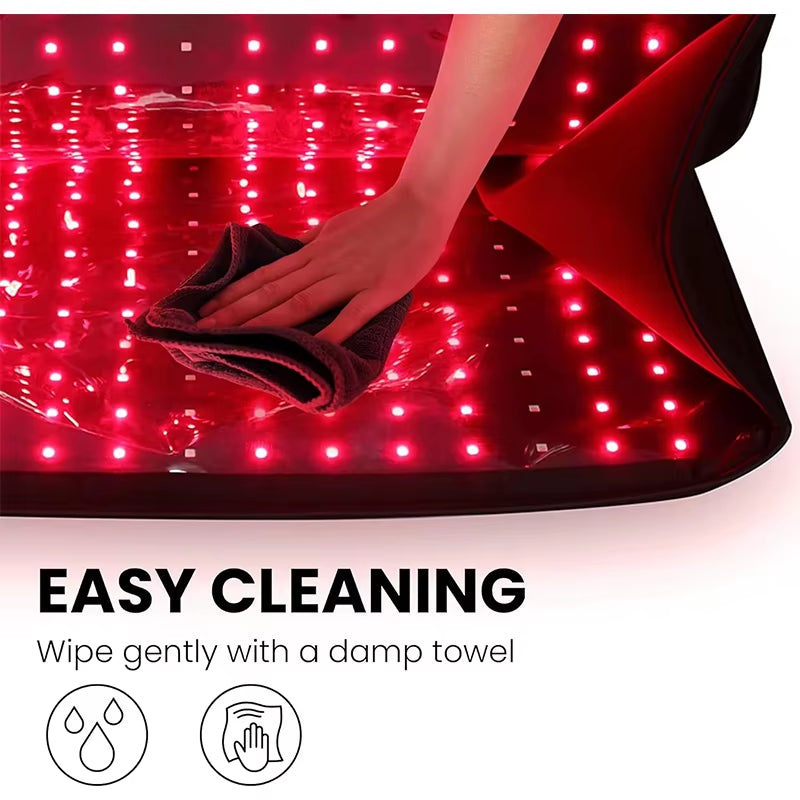 Custom Full Body Red Light Therapy Sleeping Bag with 660Nm and 850Nm LED Technology for Home Use