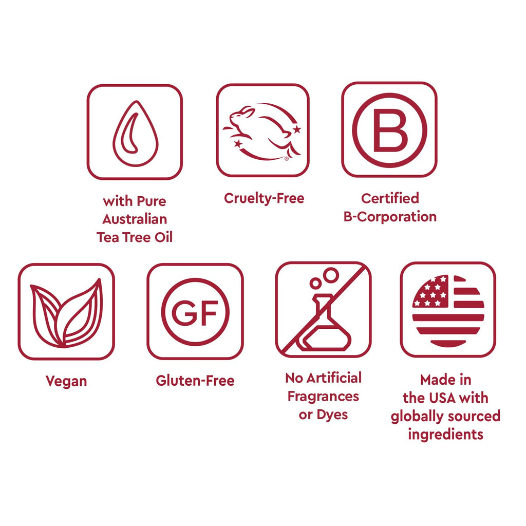 Desert Essence Face Wash with Tea Tree Oil, Castile Soap and Coconut Oil - Organic Facial Cleanser for Sensitive and Oily Skin, Vegan & Cruelty-Free, 32 Fl Oz